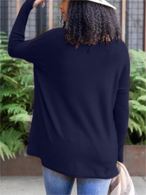 💥HOT SALE 49% OFF💥LONG SLEEVE THUMBHOLE SWEATER POCKET TUNIC💥