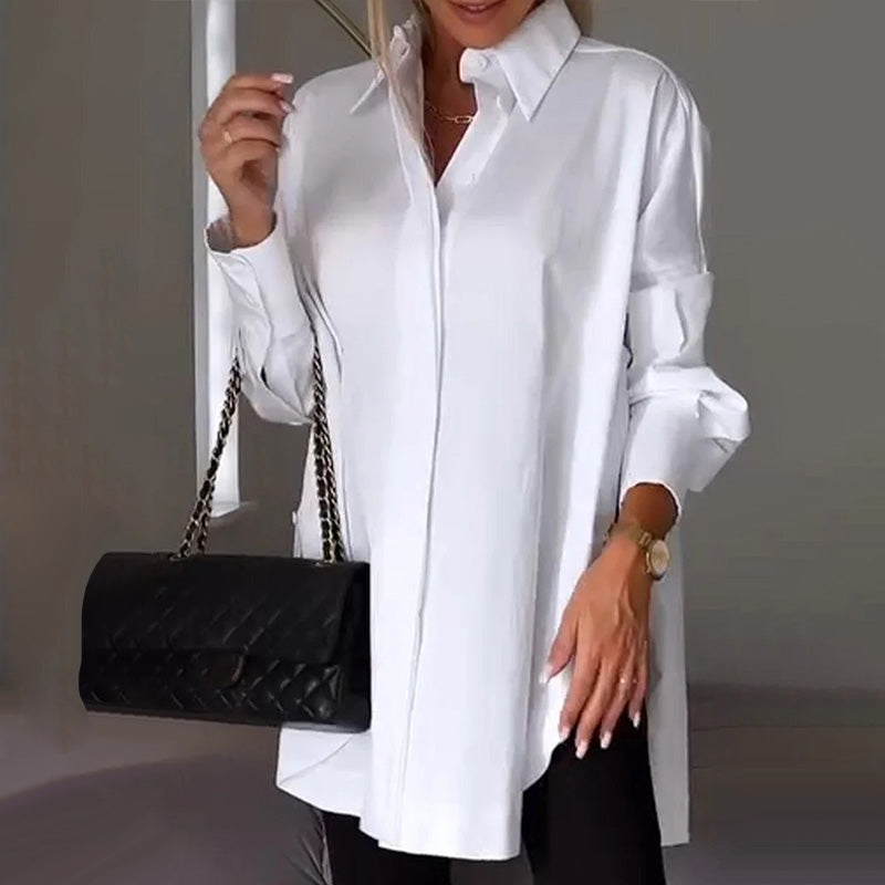 🎁Hot Sale 49% OFF⏳Women Casual Side Slit Shirt