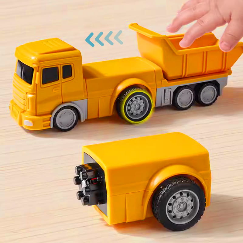 🔥Hot Sale 50% Off🔥Magnetic Transform Engineering Car Assembled Toys