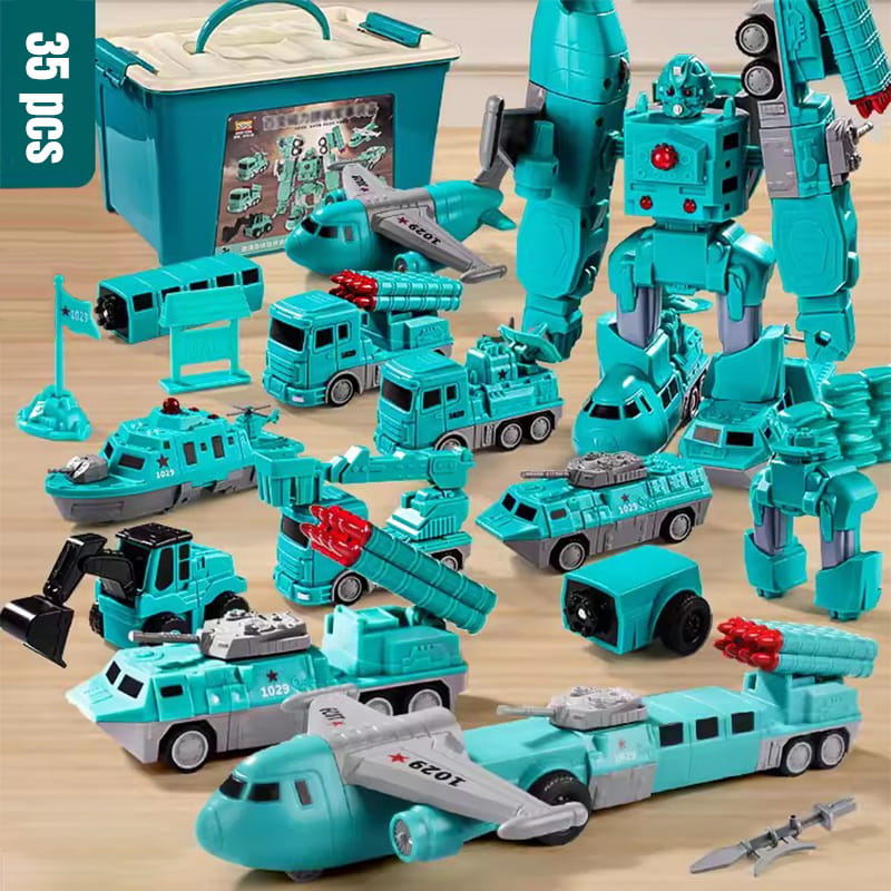 🔥Hot Sale 50% Off🔥Magnetic Transform Engineering Car Assembled Toys