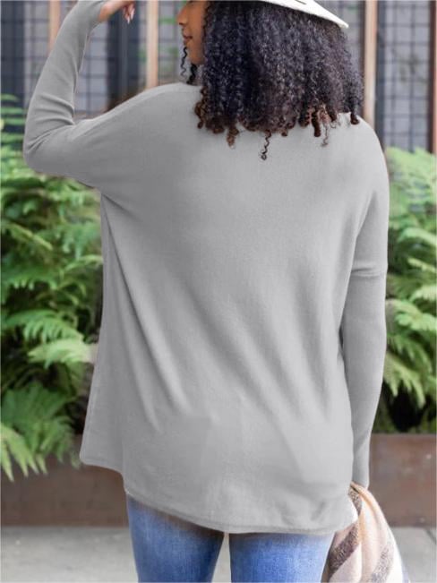 💥HOT SALE 49% OFF💥LONG SLEEVE THUMBHOLE SWEATER POCKET TUNIC💥