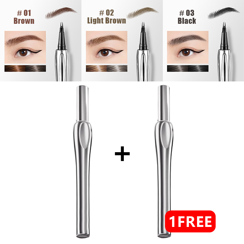 💖Buy 1 Get 1 Free💖2024 Upgraded Natural Waterproof Eyebrow Pen with Microfine Tip