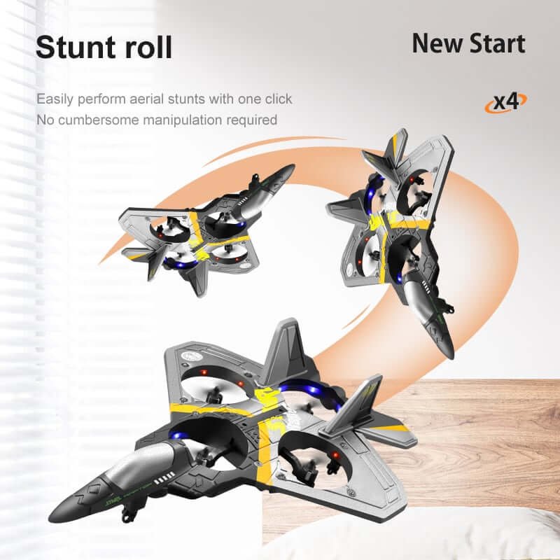 ⏳V17 Jet Fighter Stunt RC Airplane