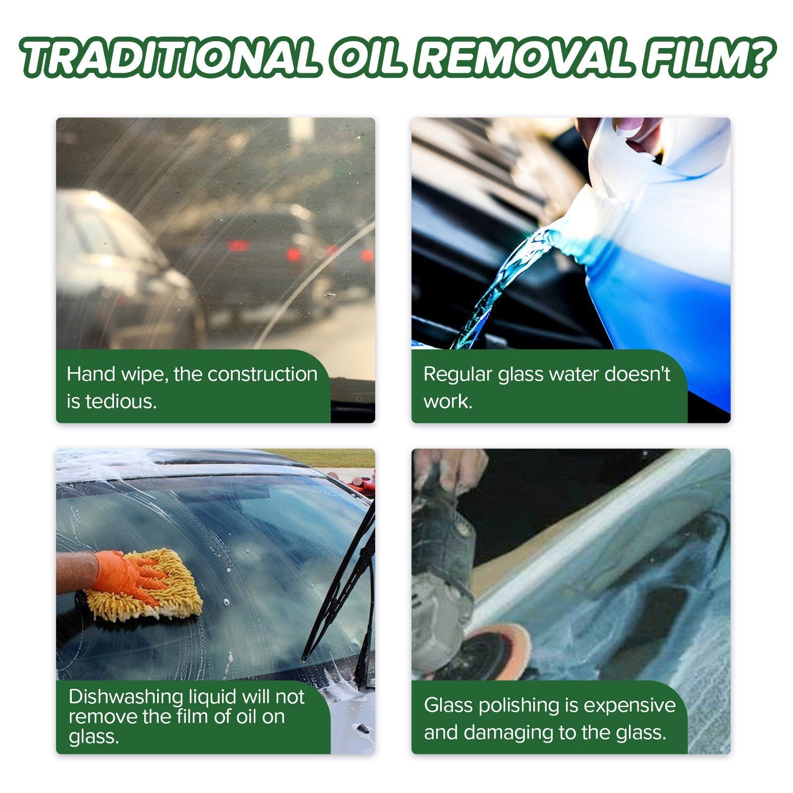 🎁Early Christmas sale - 49% off🎅Car Glass Oil Film Removal Wipes