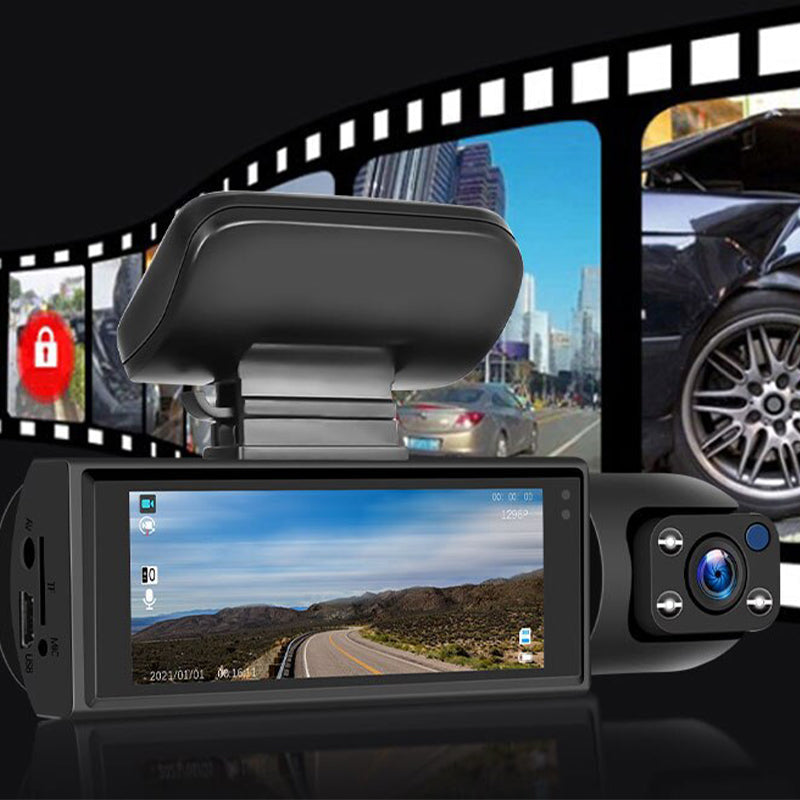 🔥Last Day Sale 50%🔥Dash cam with 170° wide-angle and 1080p dual lens