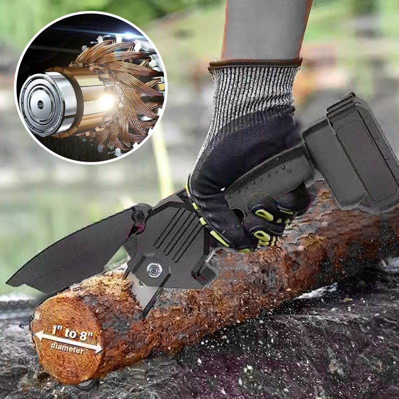 Powerful Mini 6-inch Cordless Electric Chain Saw