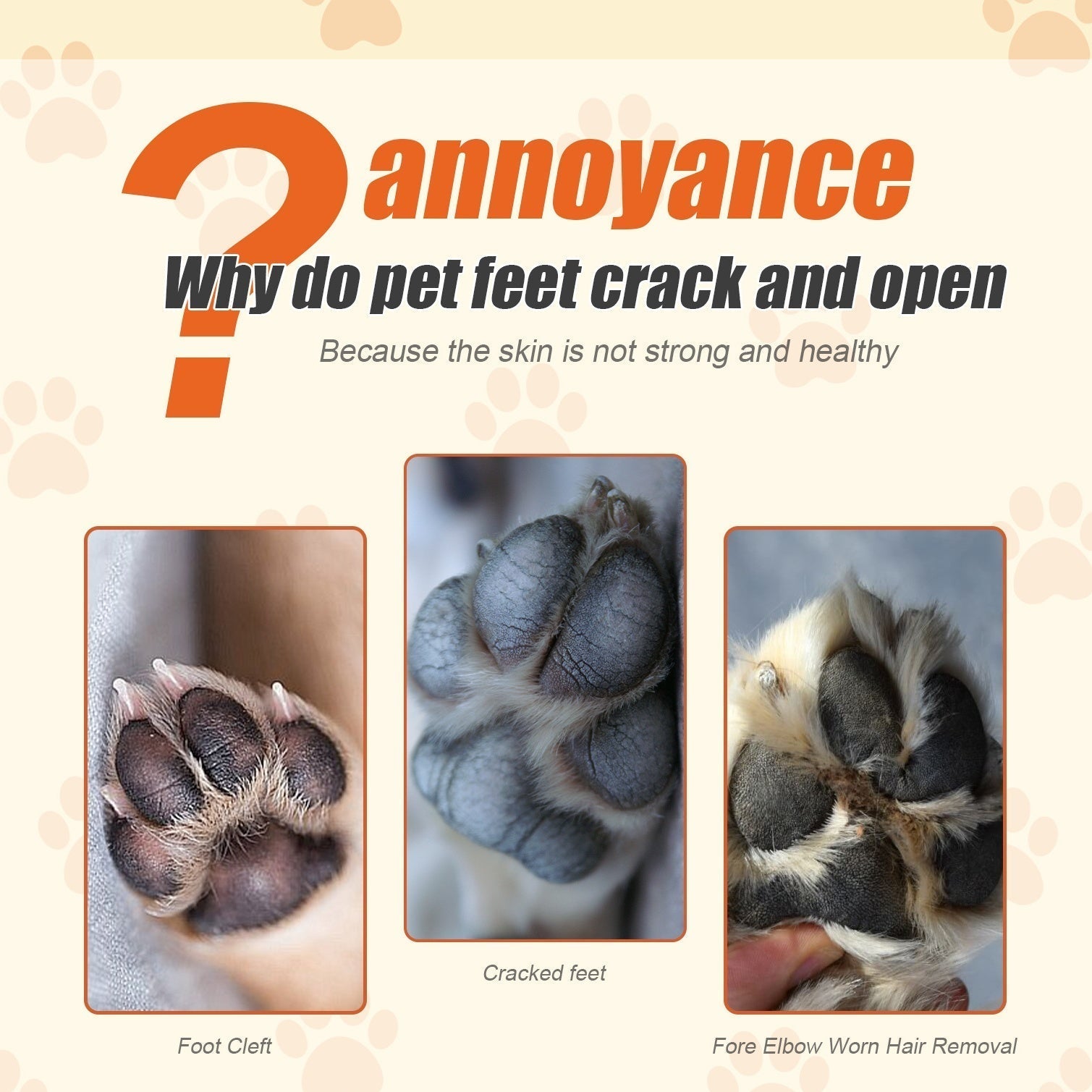 Anti-Crack Pet Paw Care Balm