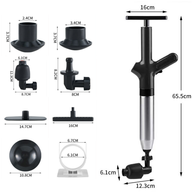 🚽High-pressure toilet uncloggers