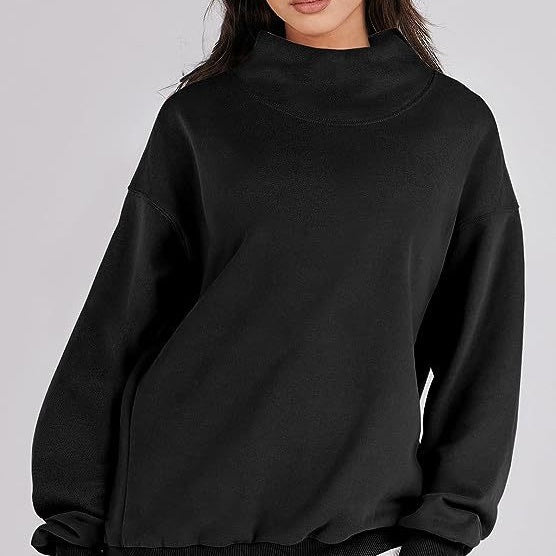 Women's Mock Neck Long Sleeve Pullover Sweatshirt💝💖New arrival-49% OFF