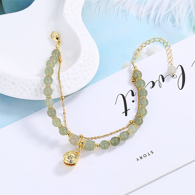 🎅🎁Ideal Gift - Elegant Faux Jade Bracelet