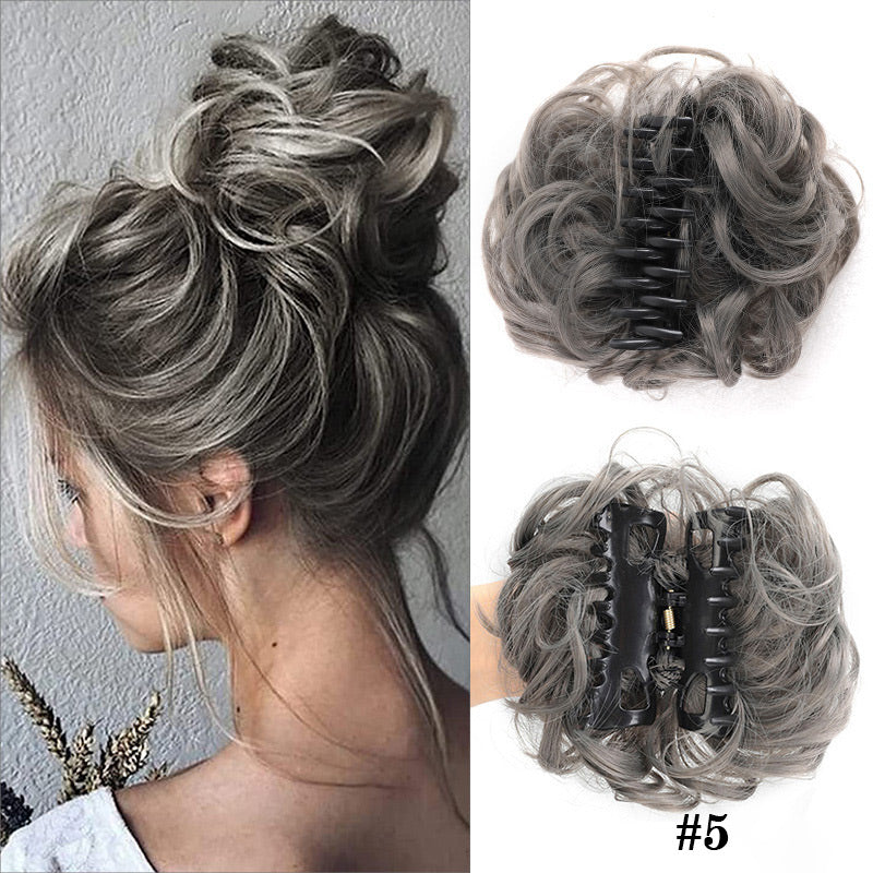 💥Hot Sale🍃Claw Clip Wig for Natural Hair Bun🔥Buy 2 Get 1 Free (3 Pcs)