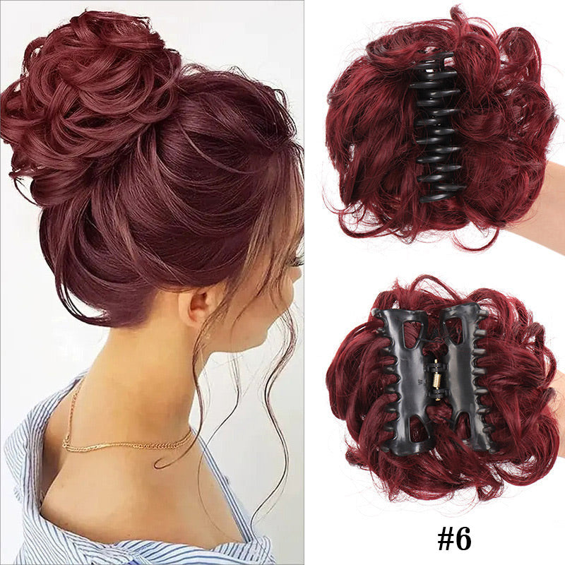 💥Hot Sale🍃Claw Clip Wig for Natural Hair Bun🔥Buy 2 Get 1 Free (3 Pcs)