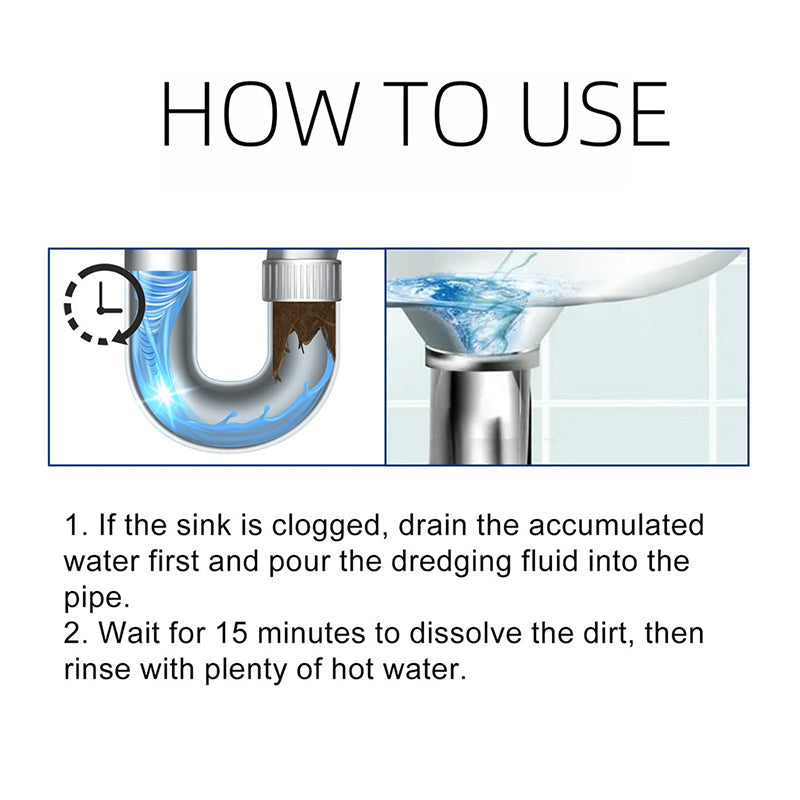 Multi-Use Powerful Anti-Clog Drain Cleaner