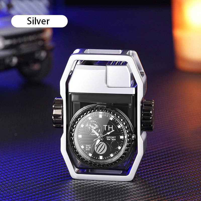 🔥Hot Sale🔥Windproof Watch Lighter with Decompression Gyro Design