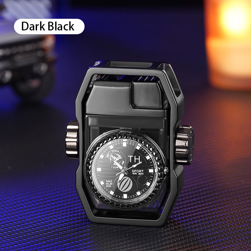 🔥Hot Sale🔥Windproof Watch Lighter with Decompression Gyro Design