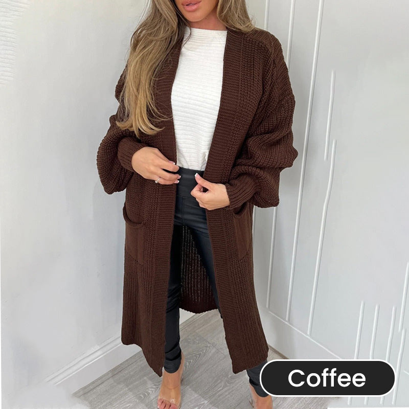 Women's Loose Knit Long Cardigan