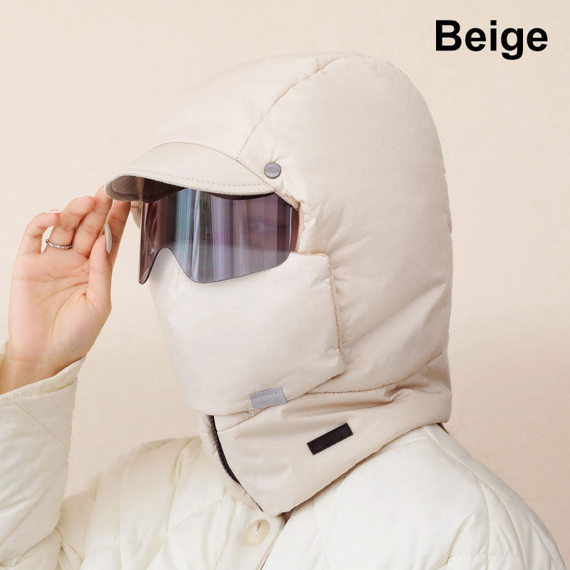 🌟Winter Special Offer-Windproof Full Cover Outdoor Riding Mask with Glasses