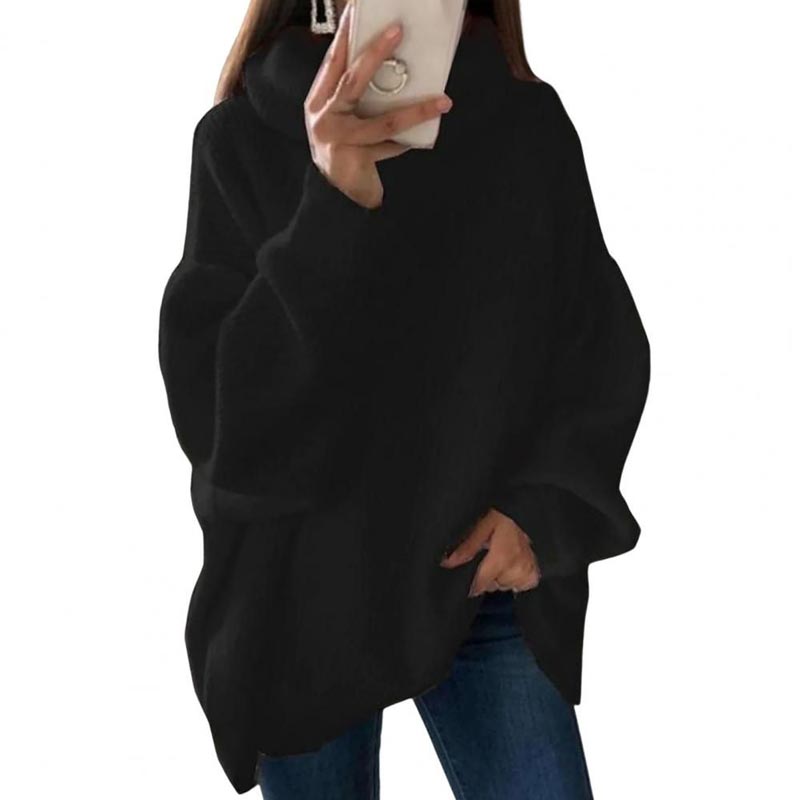 🔥Limited Time 50% OFF🔥Women’s Oversized Turtleneck Solid Color Knit Sweater