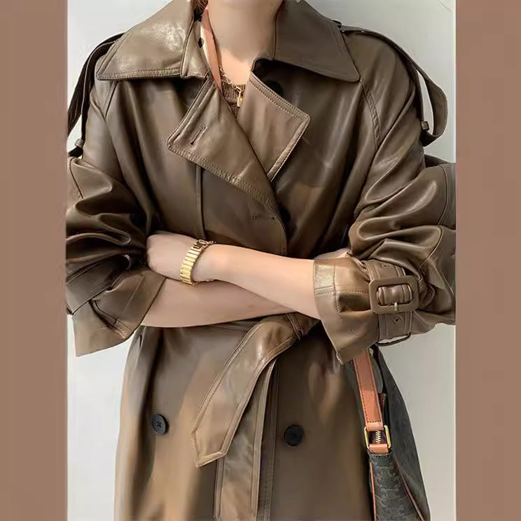 ❄️Winter Specials❄️Women's Vintage Leather Coat