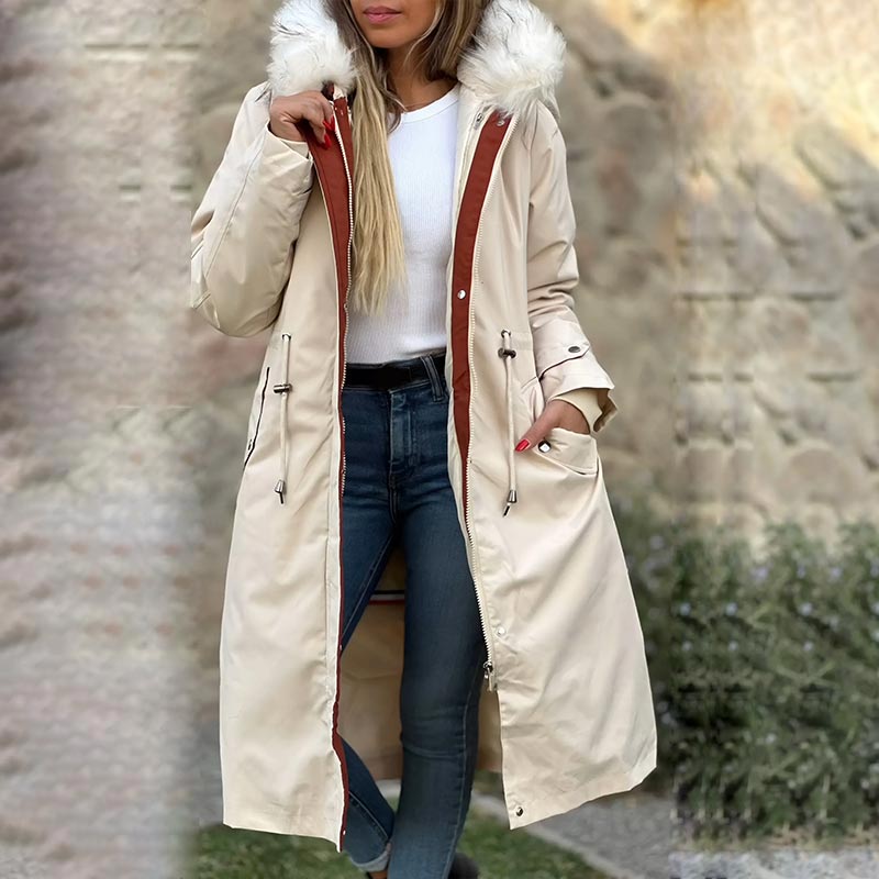 ☃️Winter-Specials☃️Women's Winter Hooded Furry Collar Casual Parka Coat