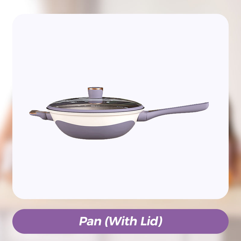 🔥🖤Early Black Friday Sale:50% OFF 🔥Titanium Non-Stick Low-Pressure Pan Set