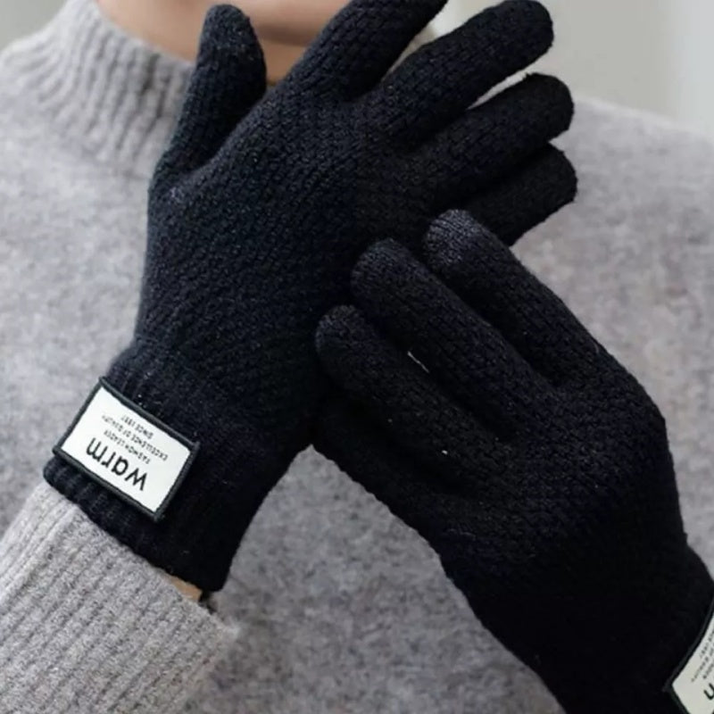 USB Rechargeable Electric Heated Knitted Gloves