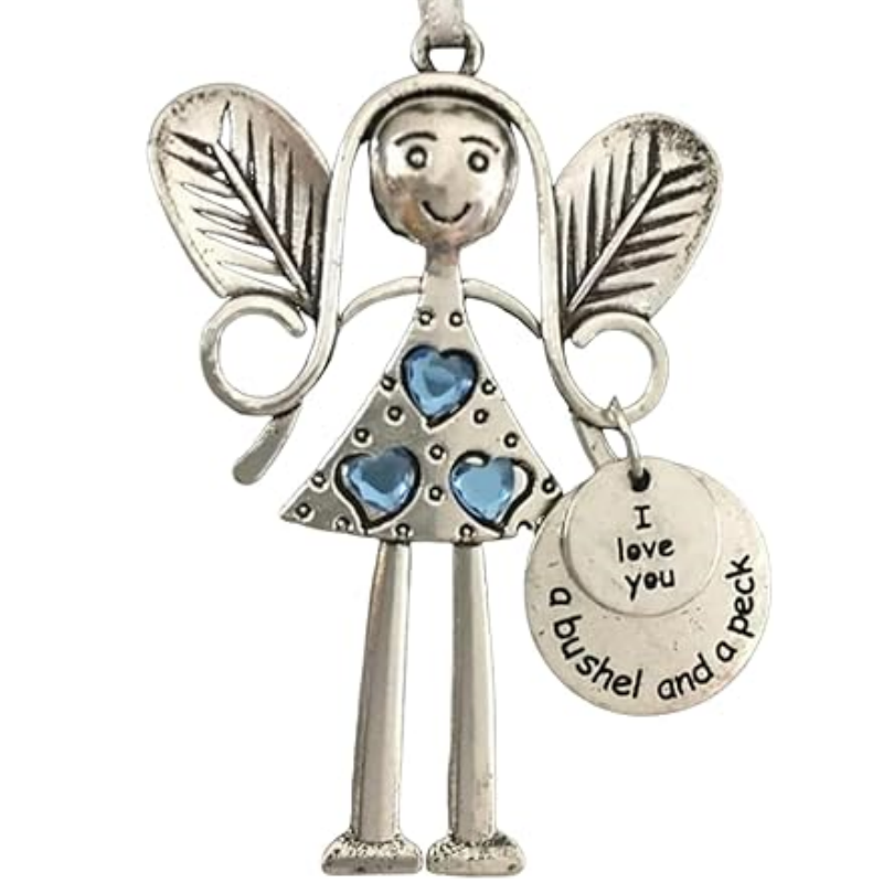 Angel Girl Iron Christmas Hanging Ornament