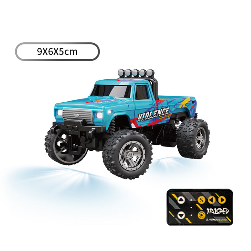 Alloy LED Lights Remote Control Car Model