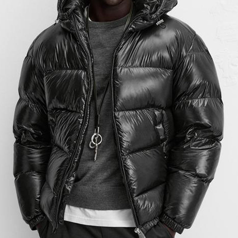 Men's Lightweight Hooded Quilted Puffer Jacket