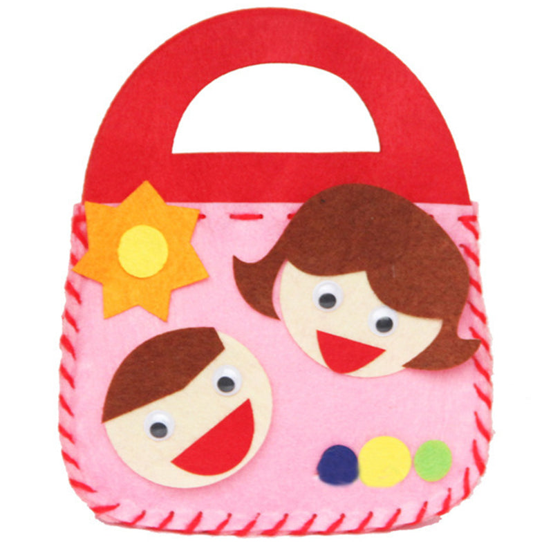 Kids' Sew & Stick DIY Felt Craft Bag