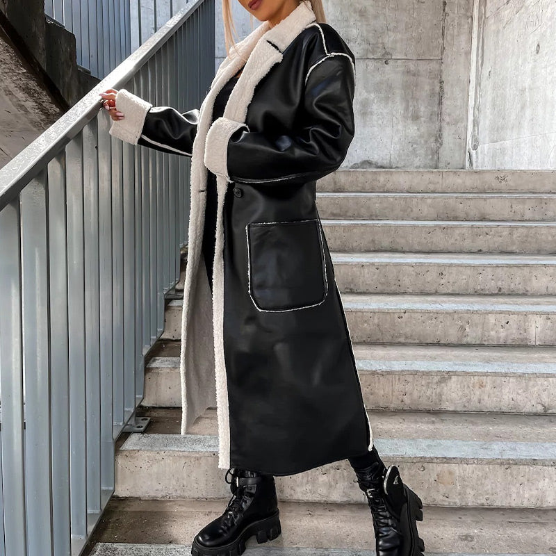 ❄️Winter Specials❄️ Women's Stylish Lapel Coat with Belt