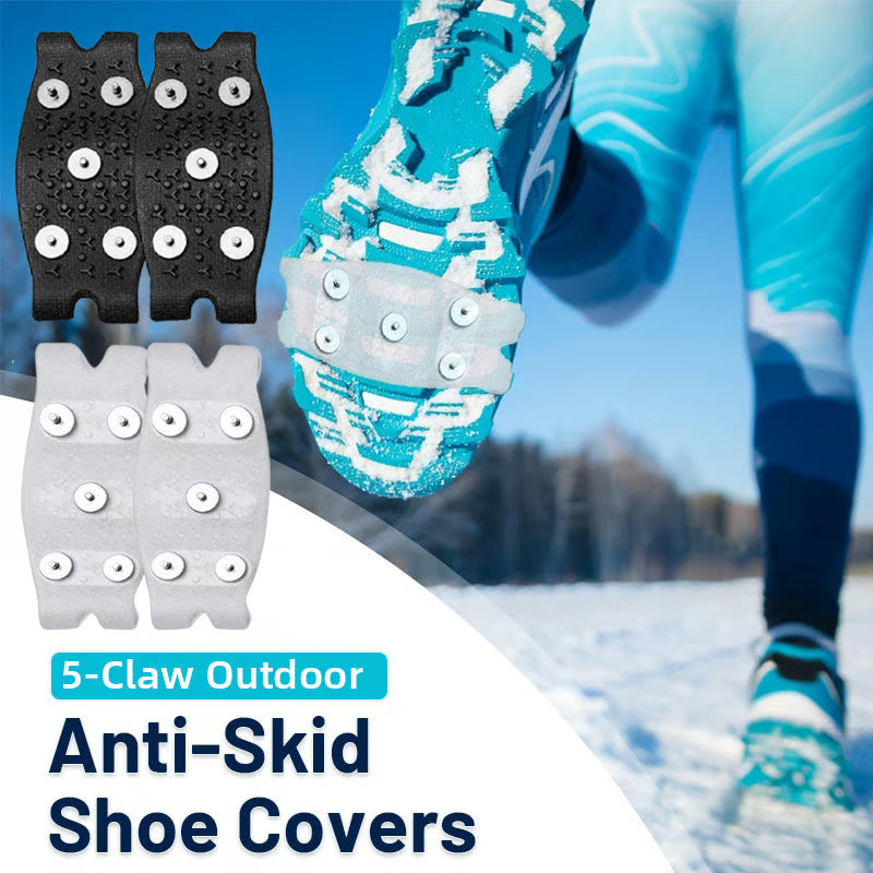 5-Claw Anti-Skid Outdoor Gripper Shoe Covers