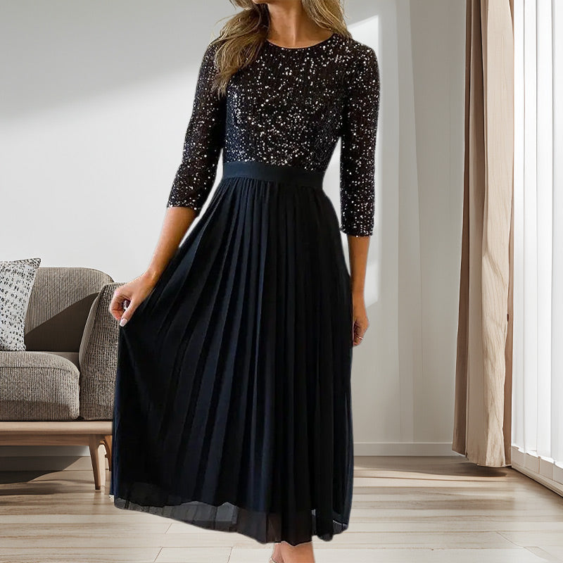 Women's Sequin Midi Tulle Dress