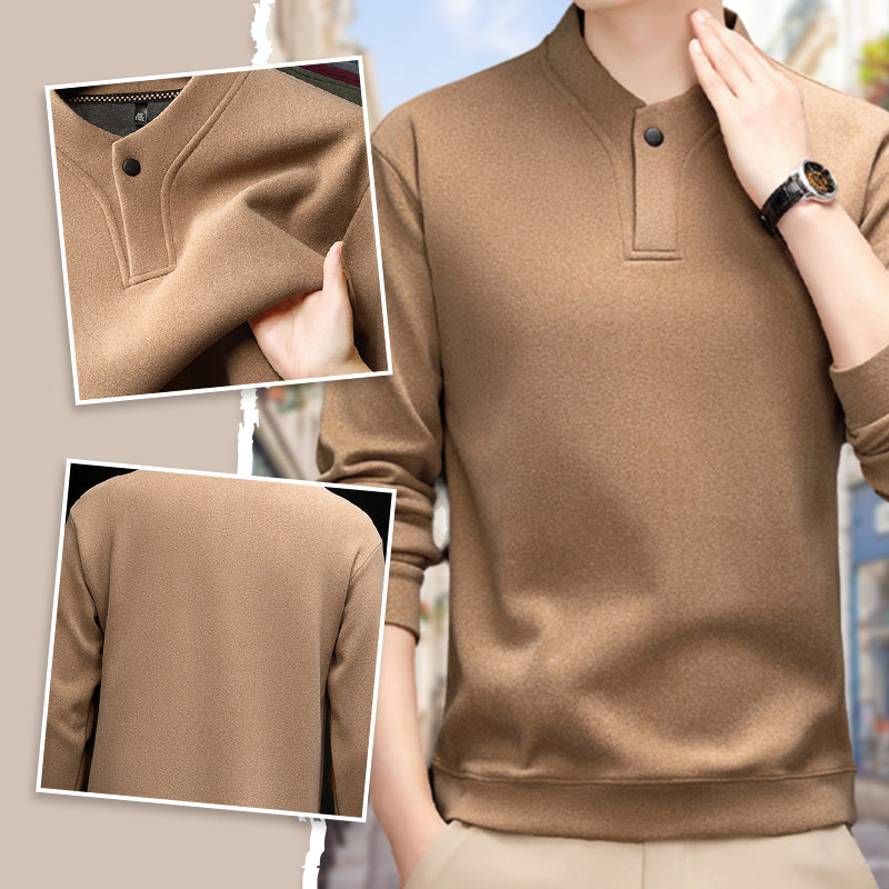 Men’s Plush-LinedThickened Pullover