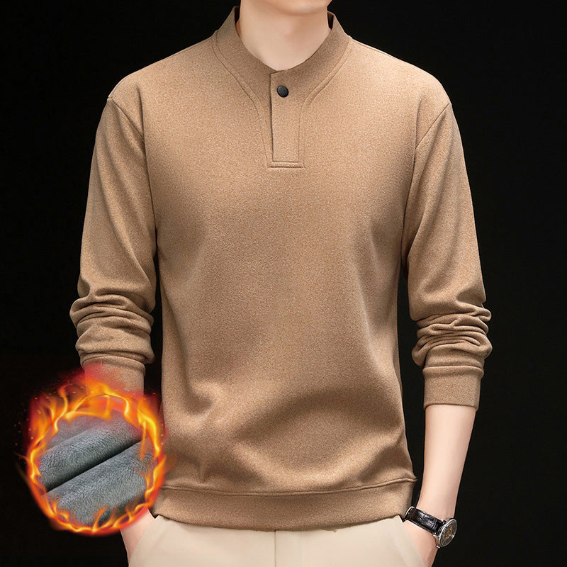 Men’s Plush-LinedThickened Pullover