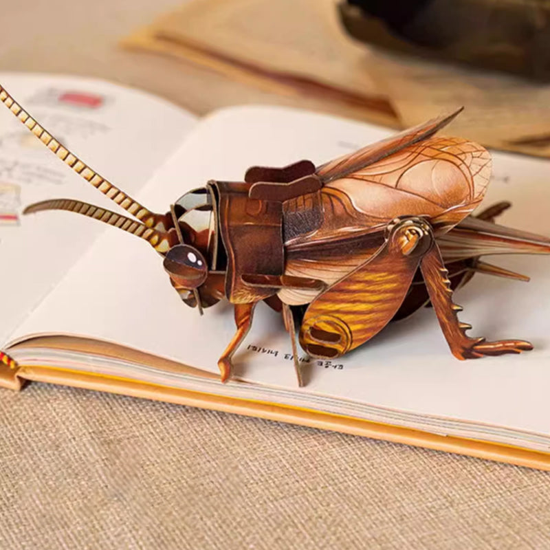 3D Paper Insect Puzzle for Kids