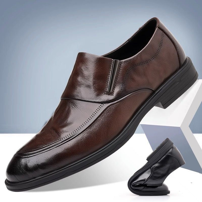 Men's Business Casual Slip-On PU Leather Shoes