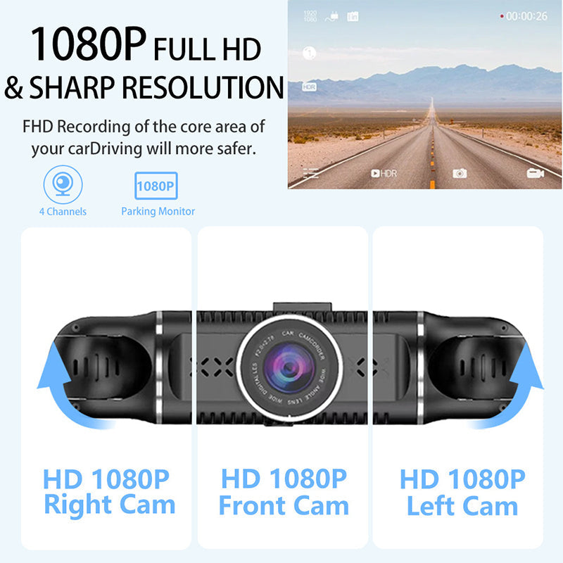 💥2025 New Product Specials💥 4-Channel 1080P Car Recorder