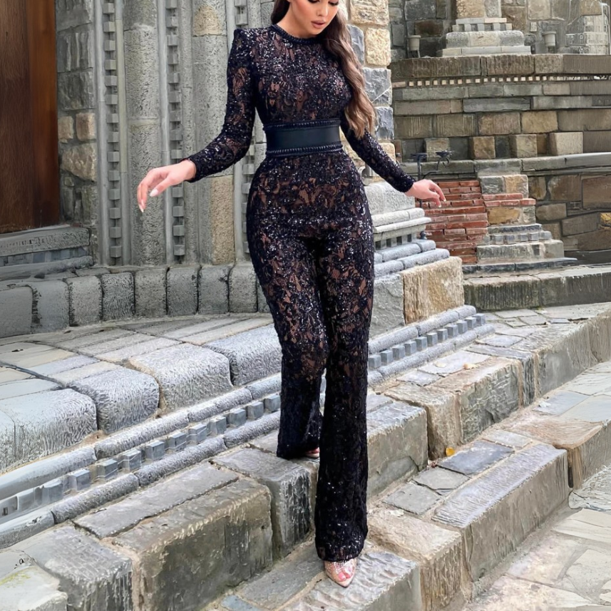 Women's Sexy Lace Print Jumpsuit🔥