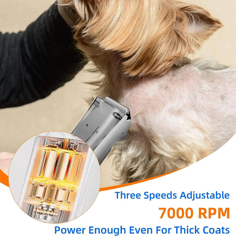 Pet Electric Shaver with Suction