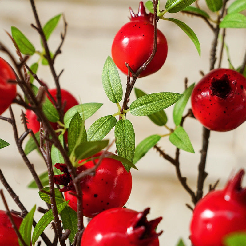 Pomegranate Branches Decoration for Vase